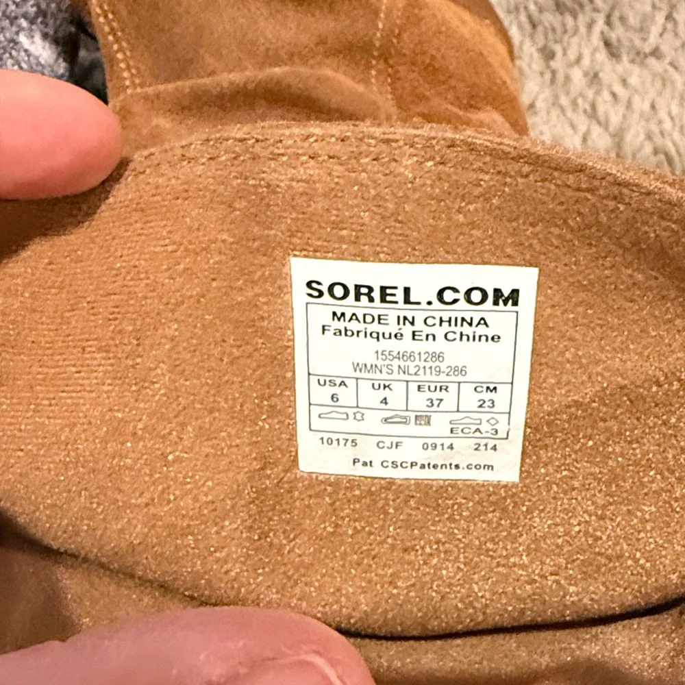 Sorel Women's Brown Suede Winter Boots - Picture 6 of 6